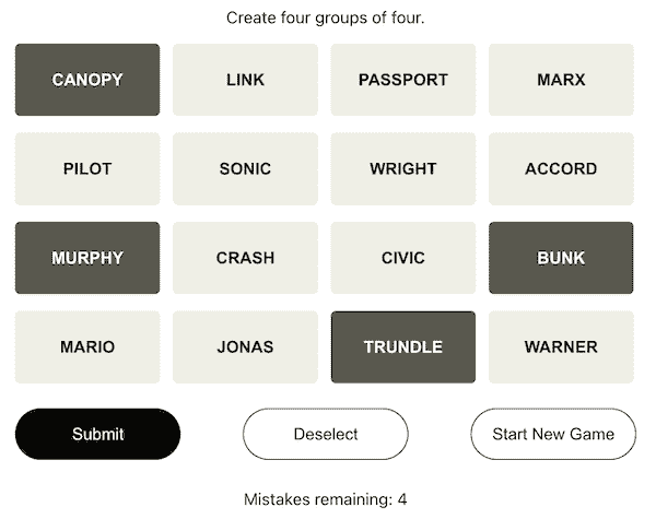 Create a word list